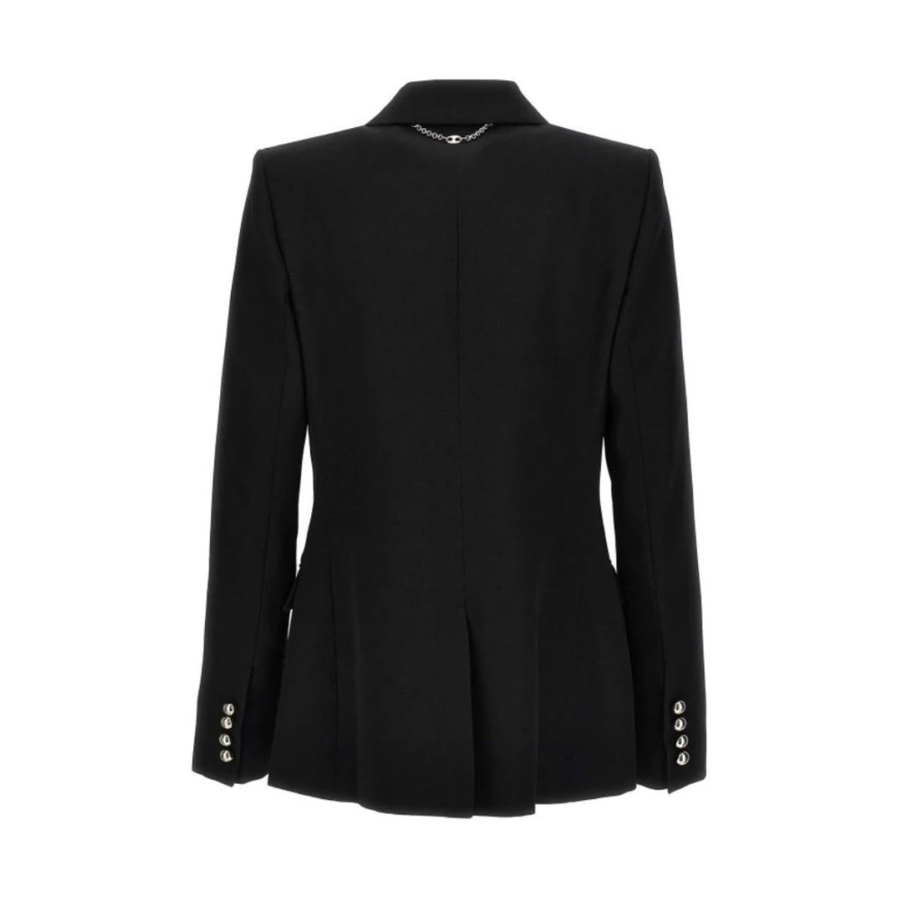 Paco Rabanne Getailleerde Jas Black Dames