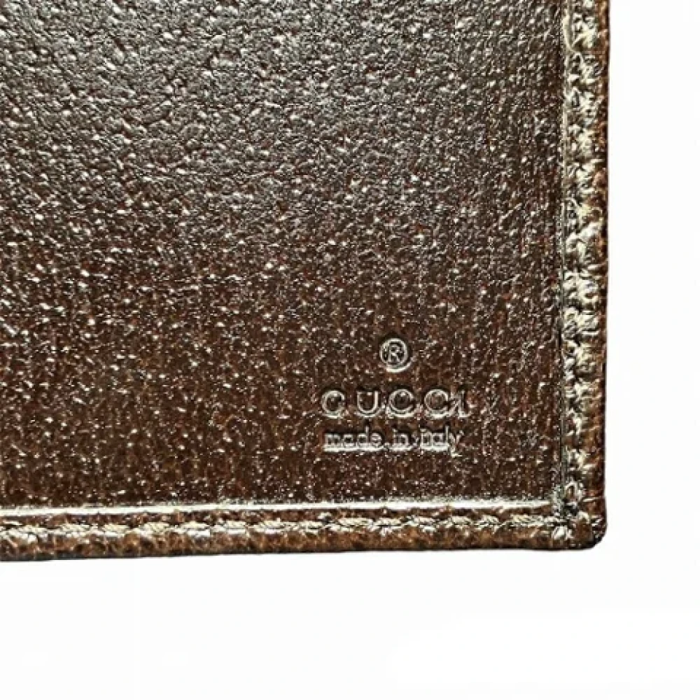 Gucci Vintage Pre-owned Fabric wallets Beige Dames