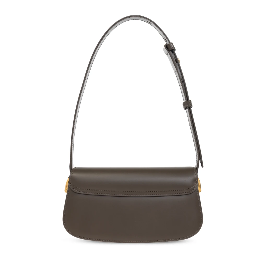 Ami Paris Sophisticated Schoudertas Brown Unisex
