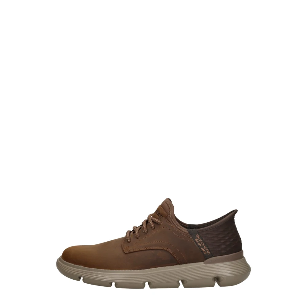 Skechers Slip-Ins: Garza Gervin Sportief Heren Schoenen Bruin