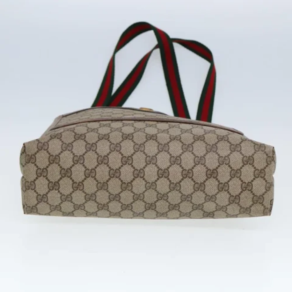 Gucci Vintage Pre-owned Fabric gucci-bags Beige Dames