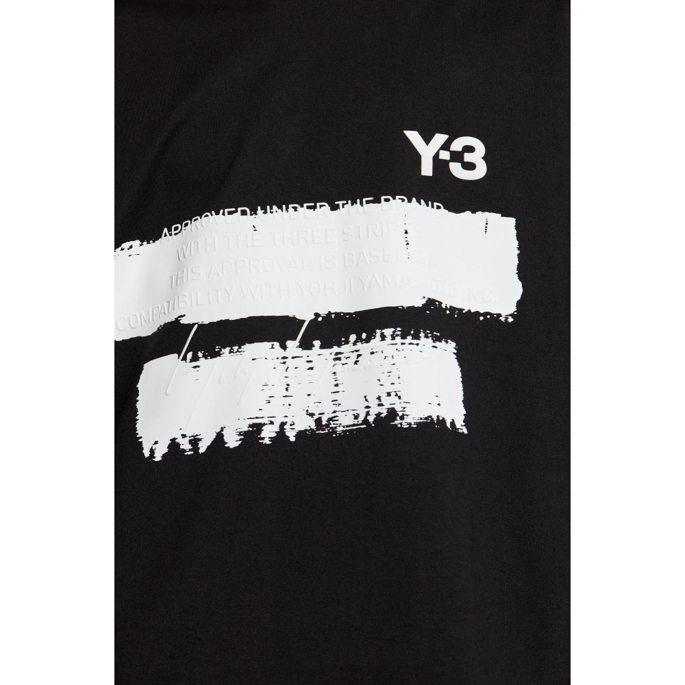 Y-3 Lange mouw T-shirt Black Heren