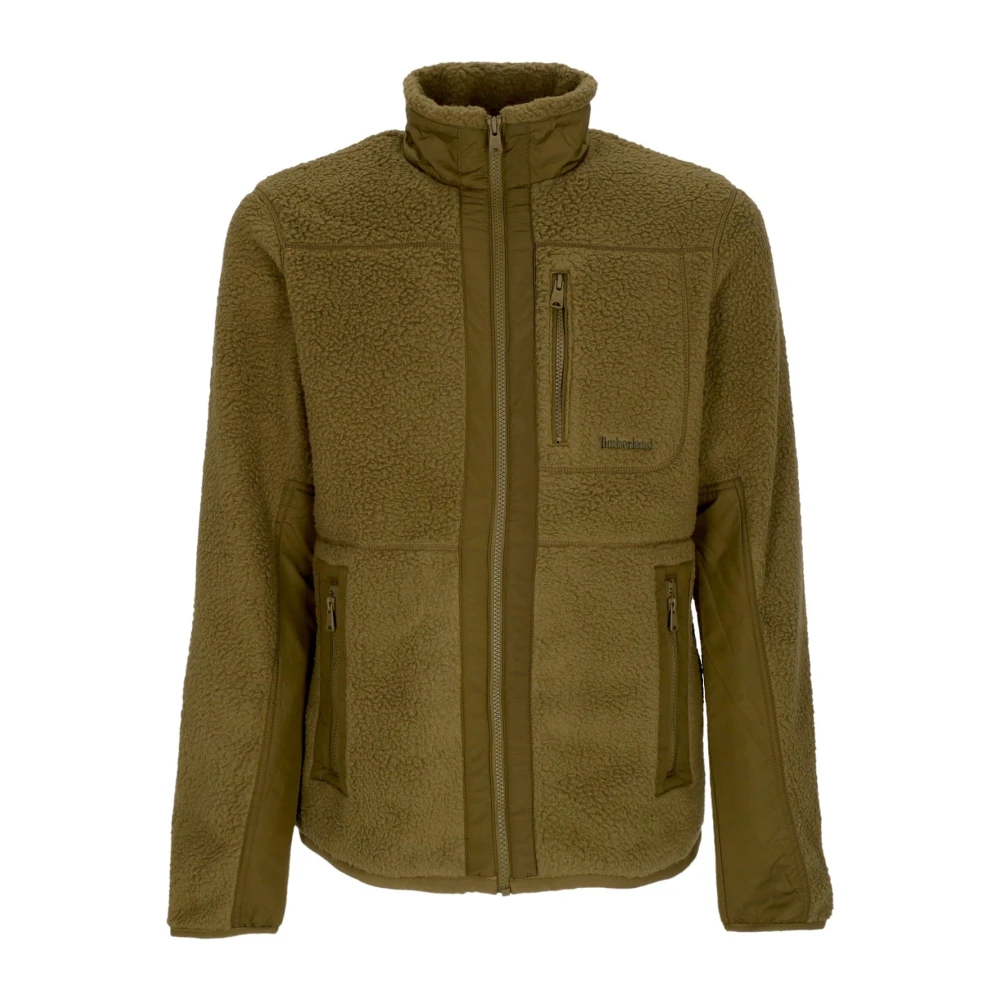 Timberland Sherpa Fleece Jas met Versterkte Inzetstukken Green Heren