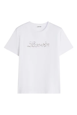 Broderad Script Logo T-shirt