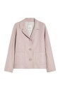 veste-a-simple-boutonnage-en-lin-melange-lilas