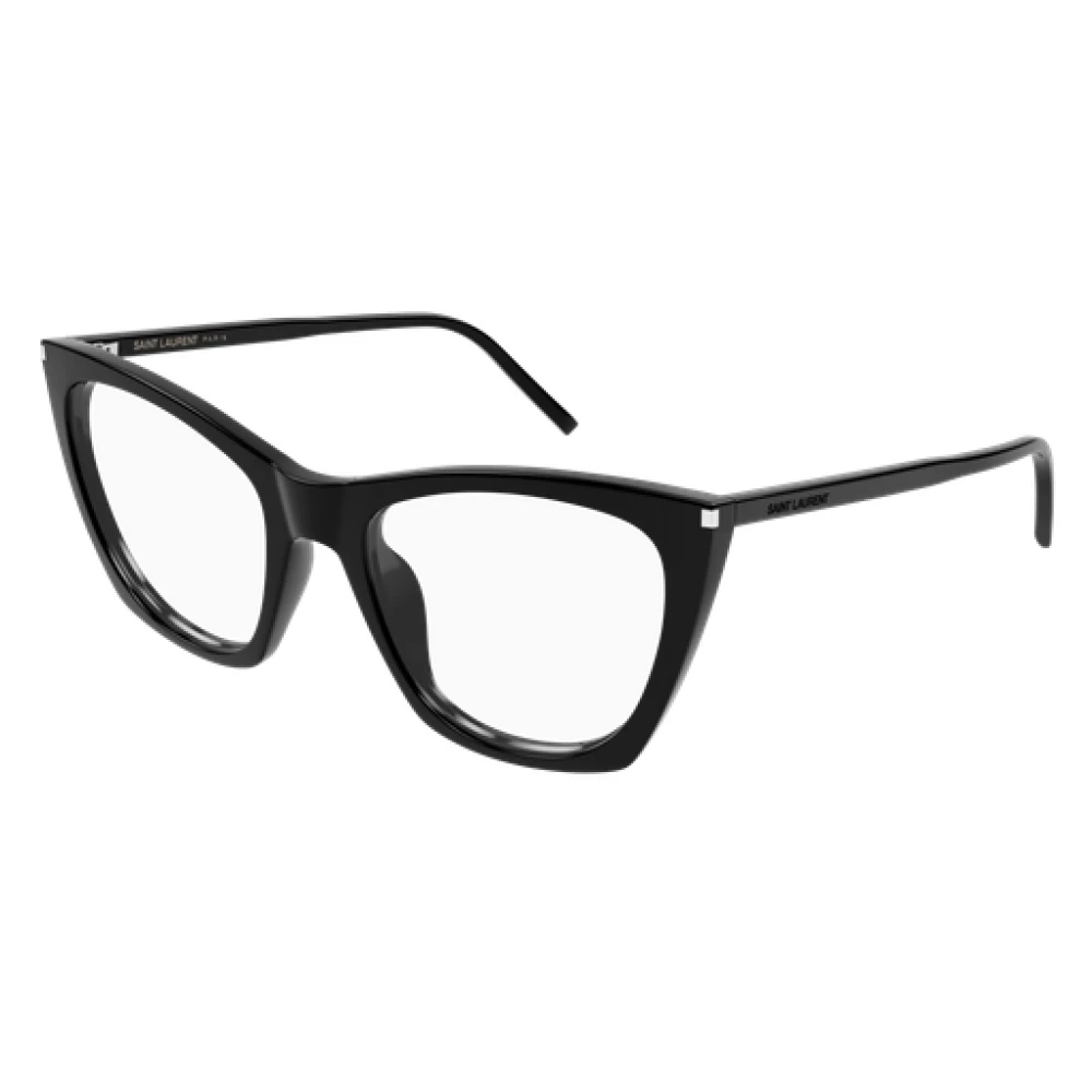 Saint Laurent Cat Eye Optische Bril in Zwart Black Unisex