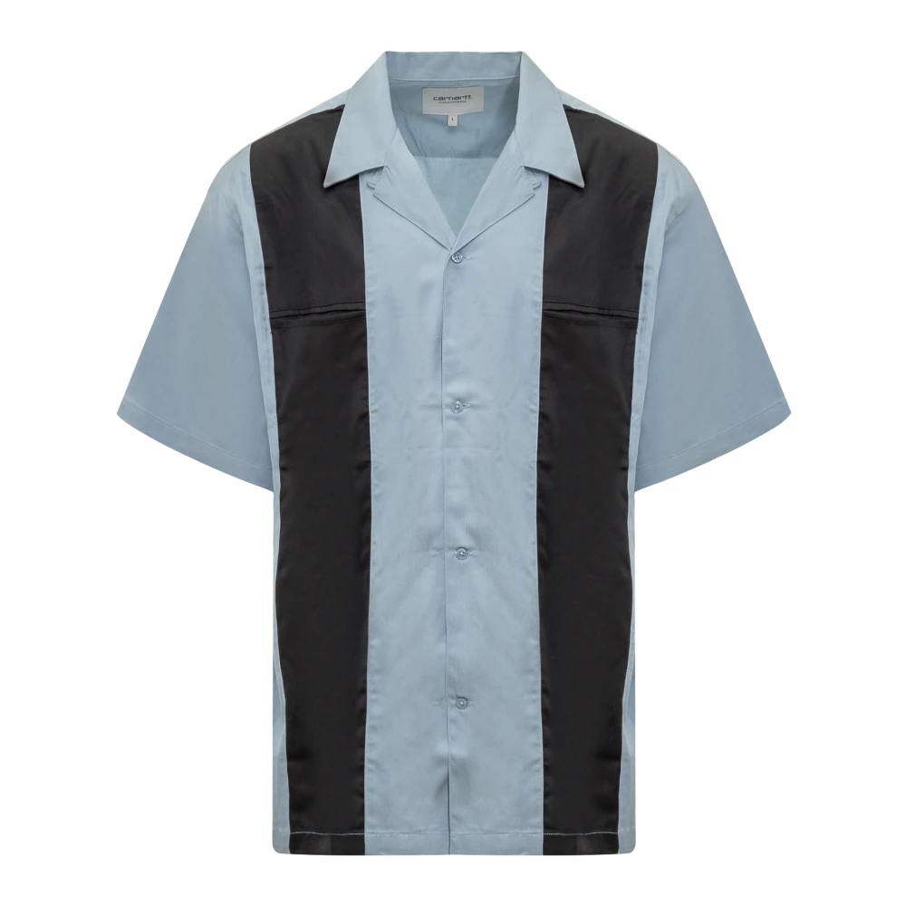 Carhartt WIP Short Sleeve Shirts Blue Heren