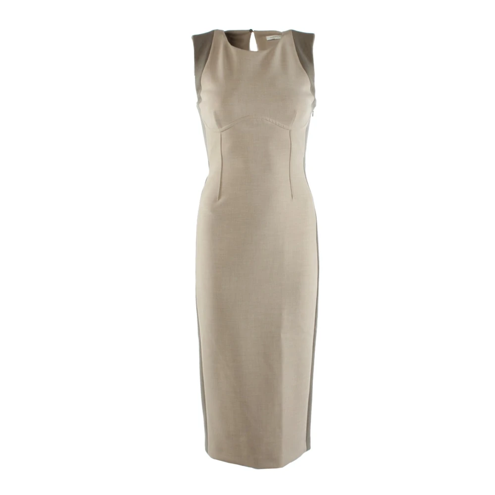 PATRIZIA PEPE Beige Jurk voor Vrouwen Beige Dames