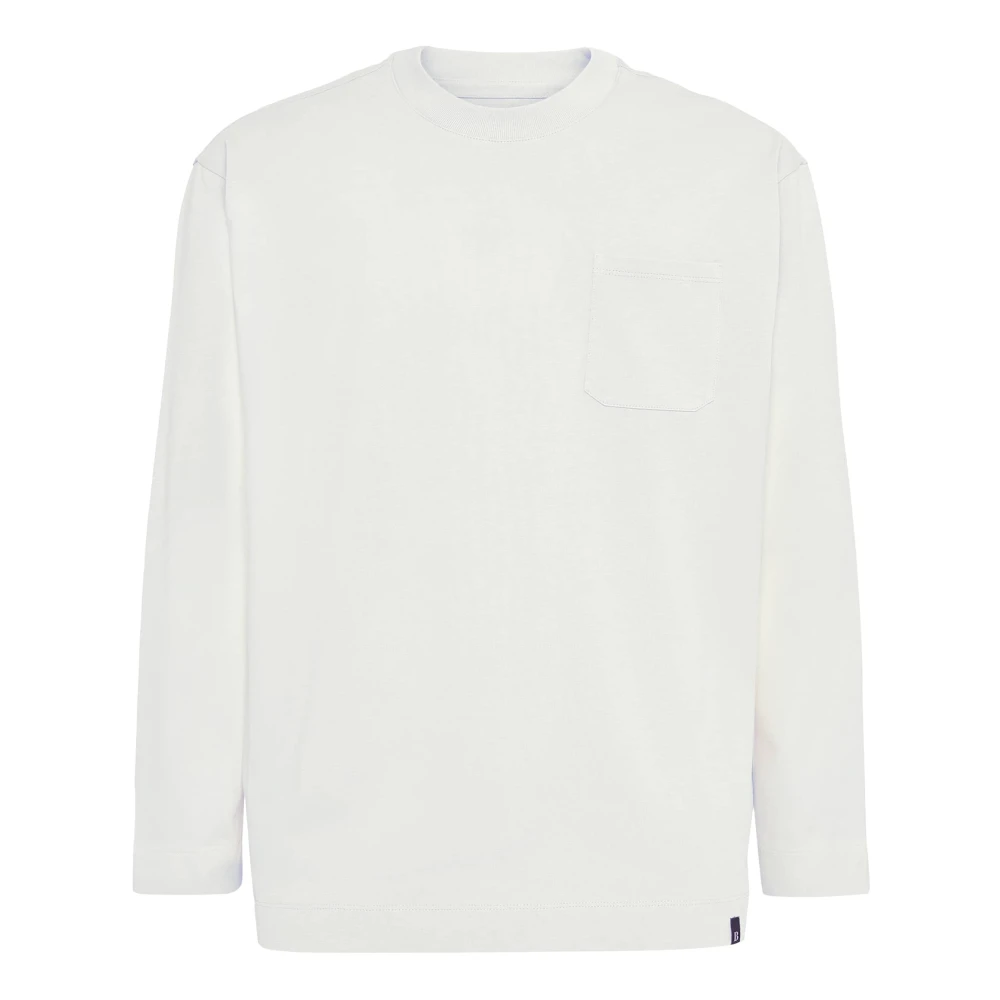 Boggi Milano T-shirt van katoenmix White Heren