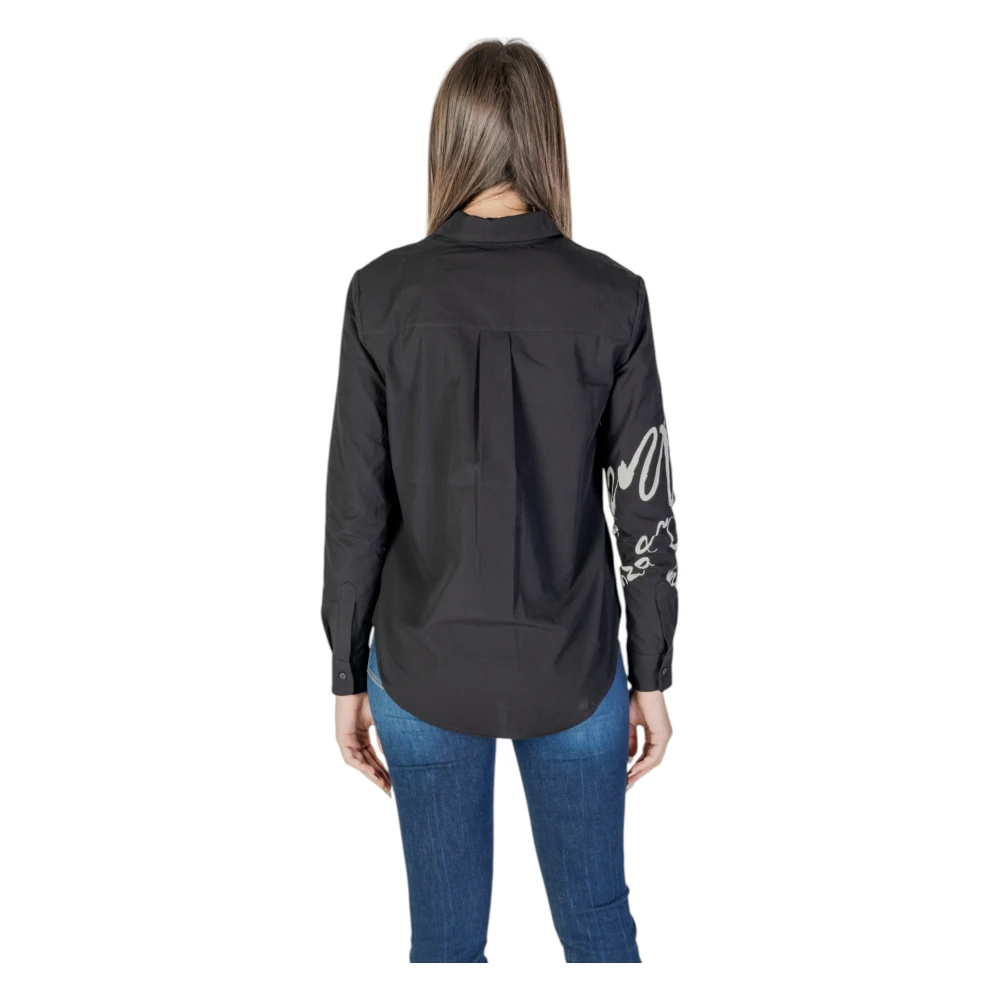 Desigual Lente Zomer Dames Lange Mouw Shirt Black Dames