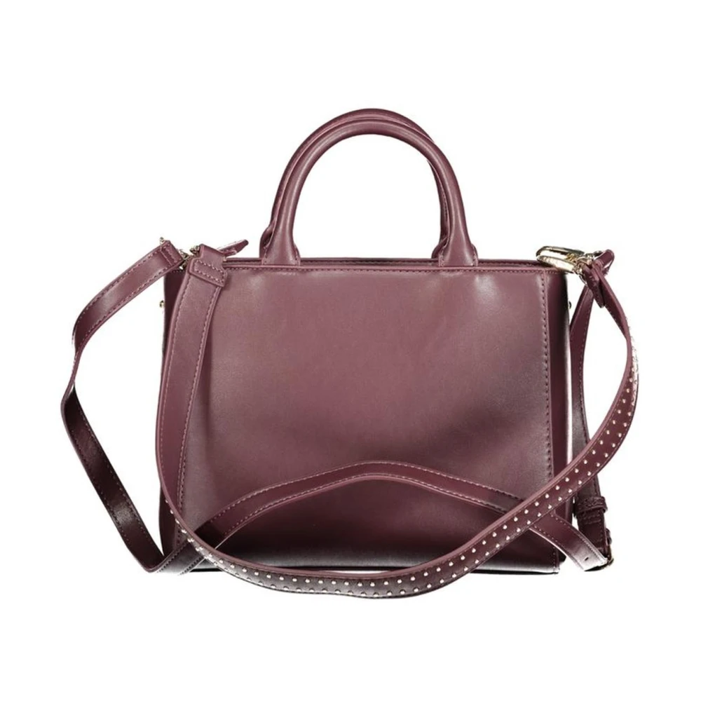 Valentino by Mario Valentino Rode Polyethyleen Handtas met Bovenhandvatten Red Dames
