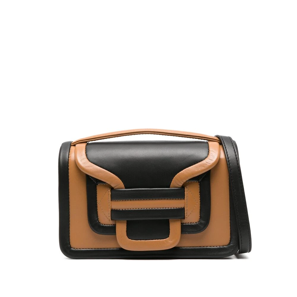 Pierre Hardy Leren Schoudertas met Voorvak Multicolor Dames