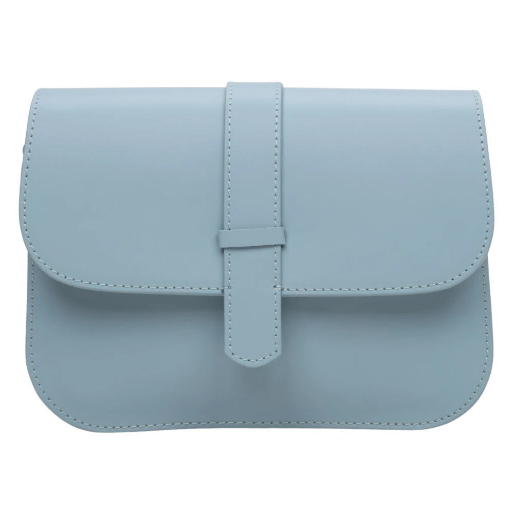 Estro Dames Blauwe Handtas gemaakt van Echt Leer Er00115031 Blue Dames