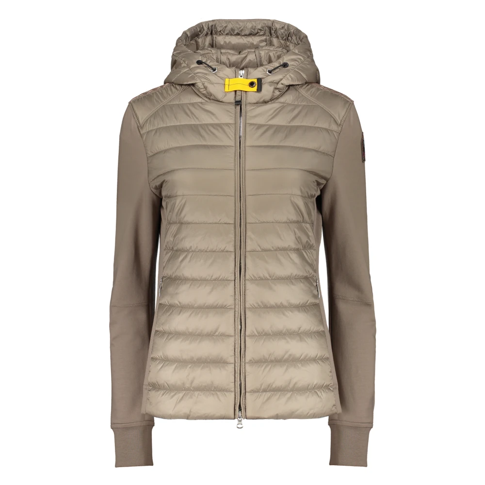 Parajumpers Gewatteerd jack met capuchon en zakken Beige Dames