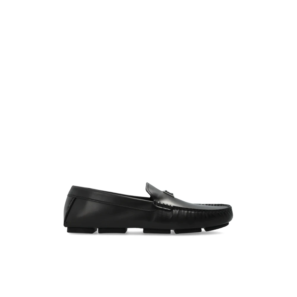 Dolce & Gabbana Uomo Nero - Mocassini Driver In Vitello - Shoes - 44 Eu