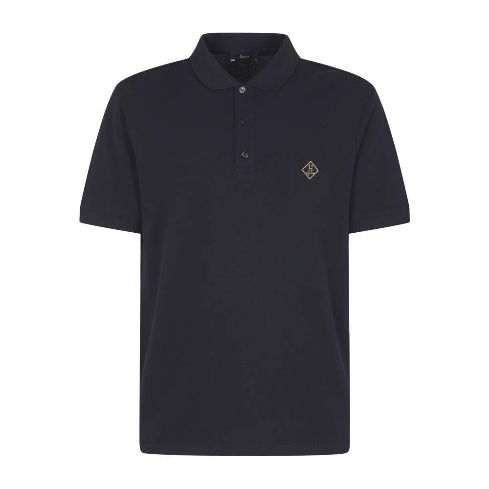Herno Blauwe Ss24 T-shirts Polos Blue Heren
