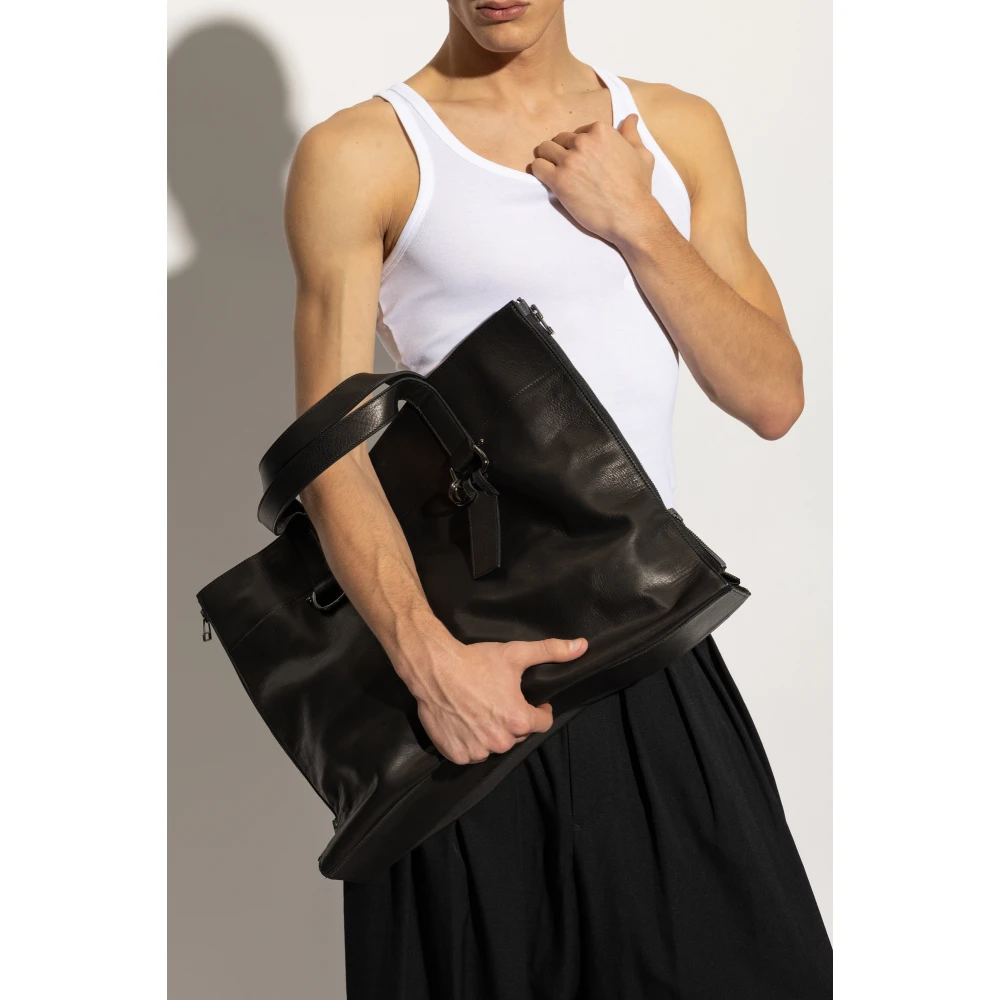 Yohji Yamamoto Shopper tas uit de Discord collectie Black Unisex