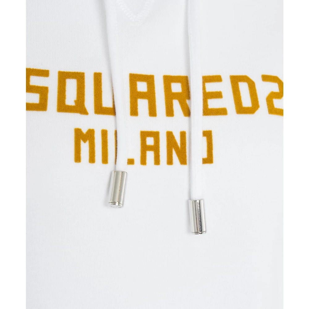 Dsquared2 Witte Hoodie Casual Stijl Sweatshirt White Dames