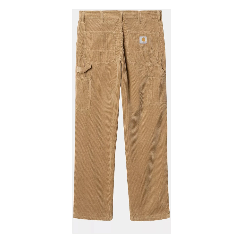 Carhartt WIP Katoenen Ribfluwelen Kniebroek Brown Heren