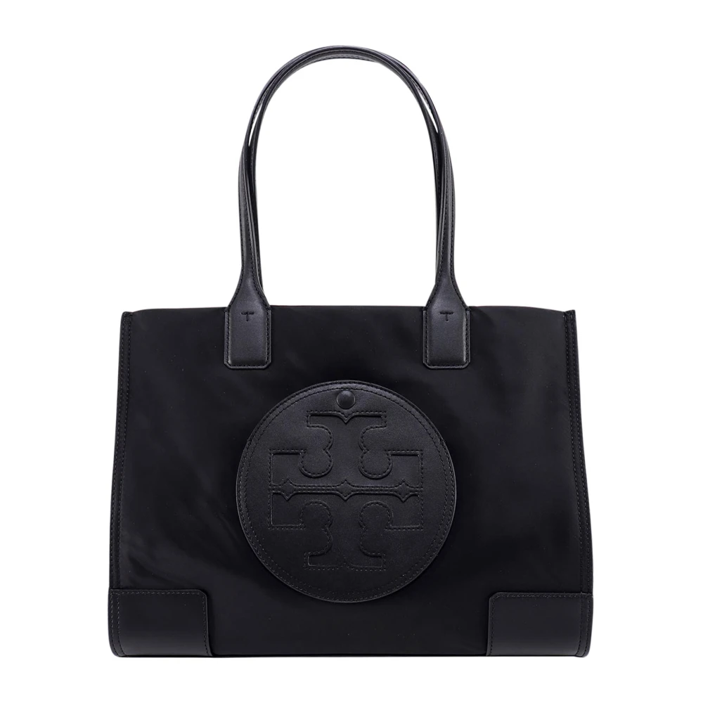 TORY BURCH Nylon Schoudertas met Logo Black Dames