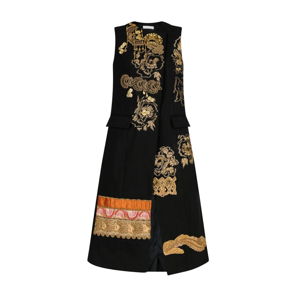 Dries Van Noten Donna Nero Abiti, S, New,