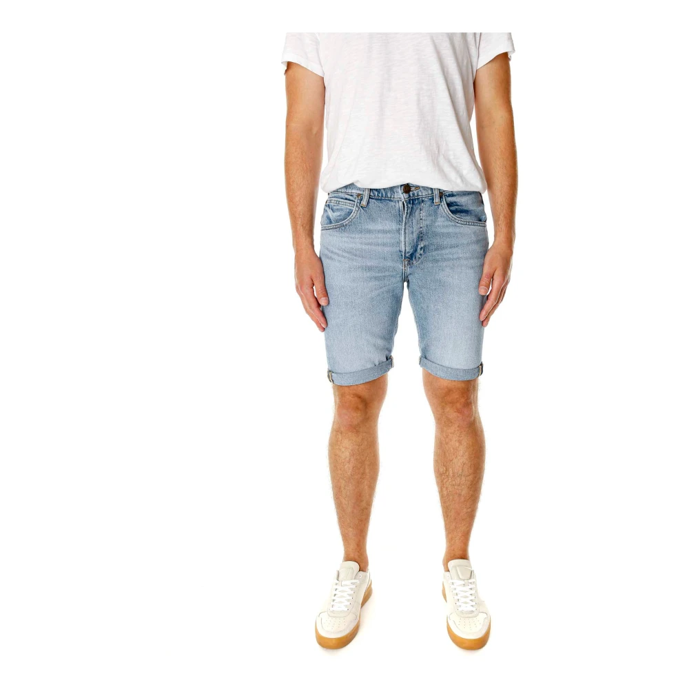 Lee Denim Shorts met Five-Pocket Stijl Blue Heren