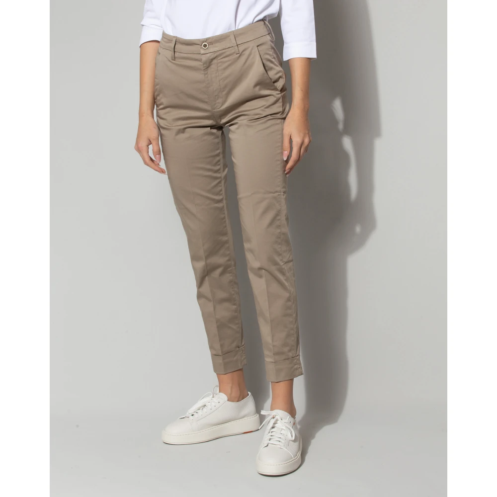 Dondup Trousers Beige Dames