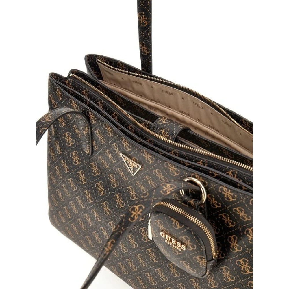 Guess Bruine Schoudertas Alanna Vriendin Brown Dames
