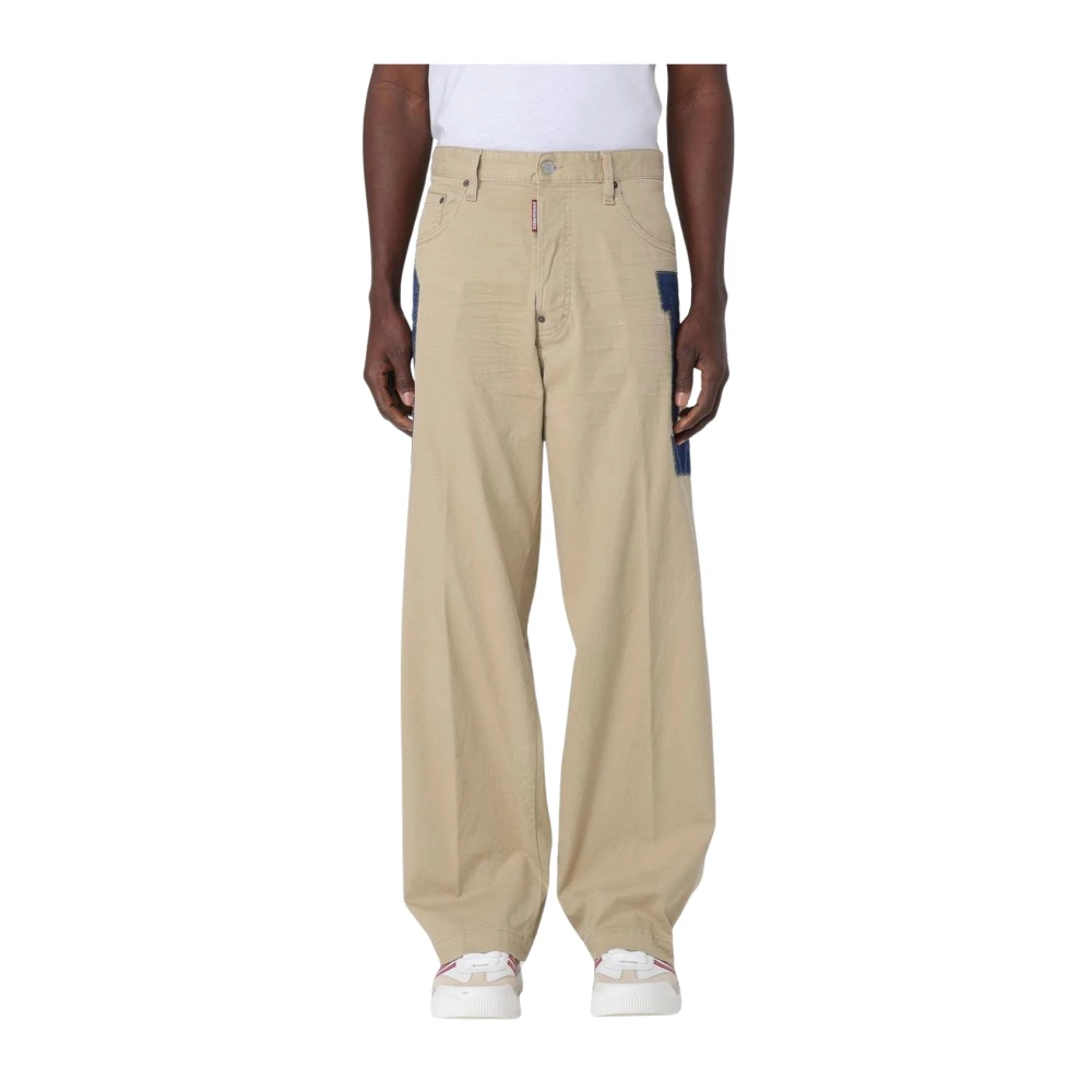 Trousers > Wide Trousers - - Dsquared2 - Modalova