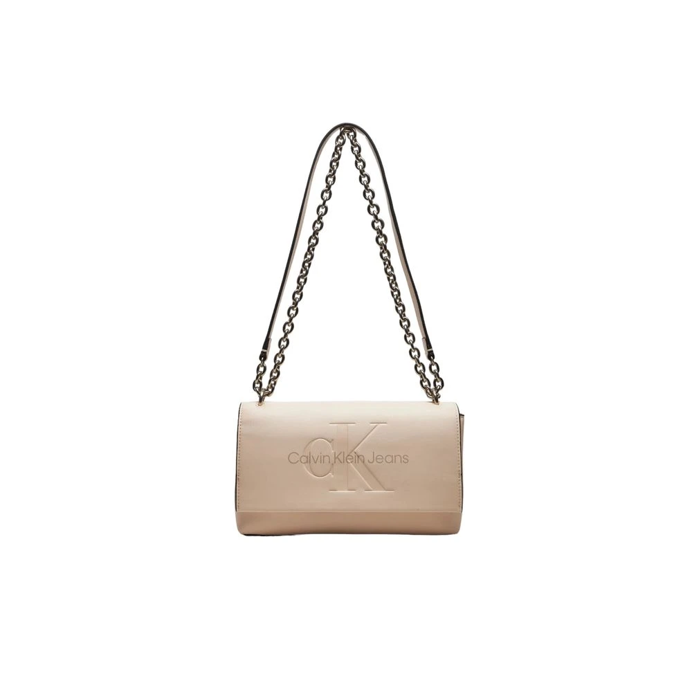 Calvin Klein Jeans Roze Kunstleren Dames Handtas Pink Dames