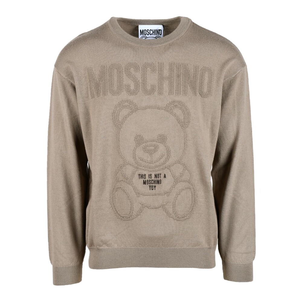 Authentic Love Moschino Wool shops Woven Cuffed Designer Streetwear Sweater Men’s M