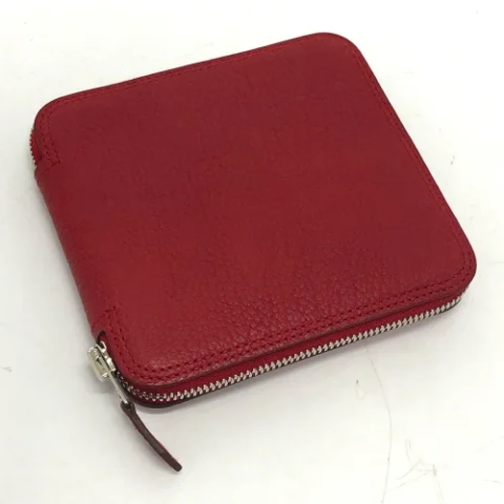 Hermès Vintage Pre-owned Canvas handbags Red Dames