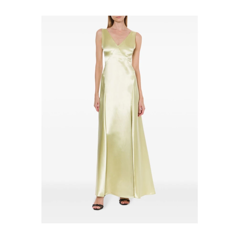 Philosophy di Lorenzo Serafini Gele Abito Jurk Yellow Dames