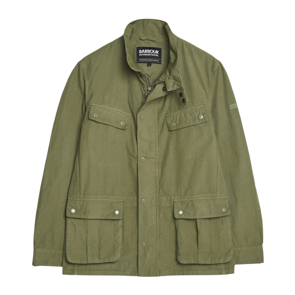 Barbour Men's Green Light Jackets, M, Gart Dyed Duke Casual Jacket