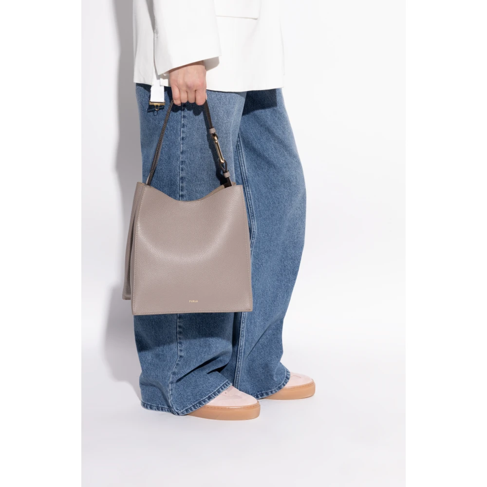 Furla Schoudertas Nuvola Klein Beige Dames