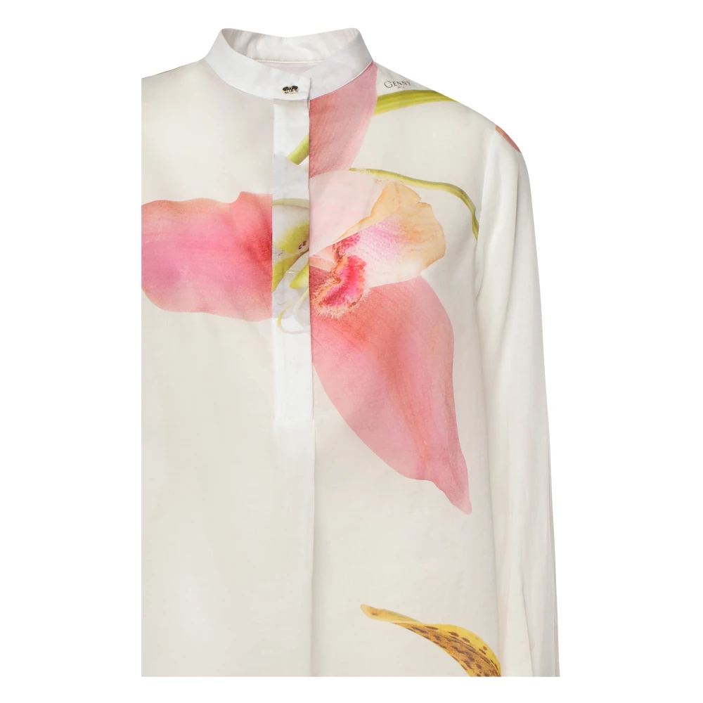 Genny Witte Overhemd Blouse Multicolor Dames