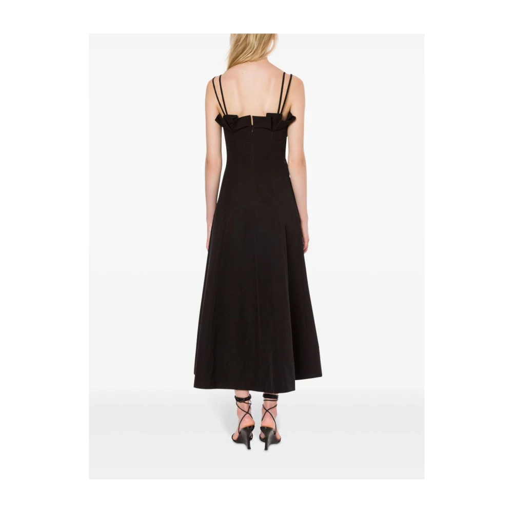 Philosophy di Lorenzo Serafini Zwarte Elegante Jurk Black Dames