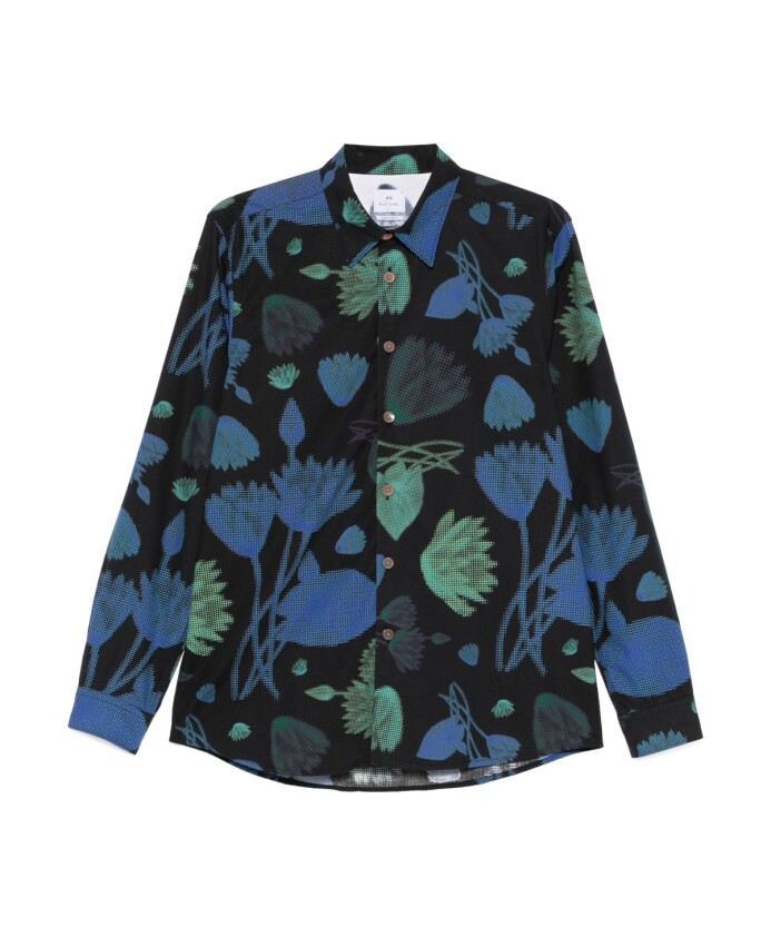 blauwe-knoopsluiting-overhemd-met-plooidetail