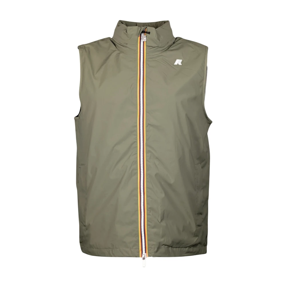 K-Way Uomo Verde - Valen Stretch Nylon Jersey - Jackets - Xl