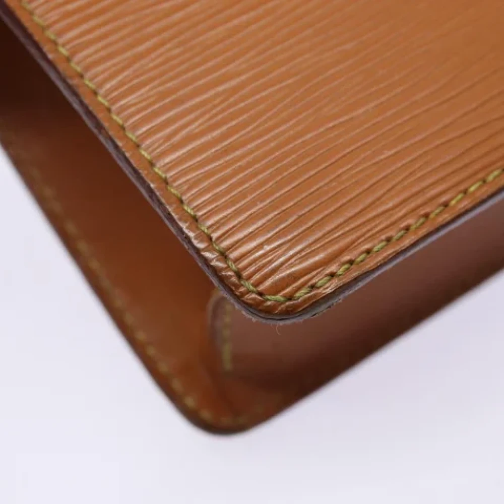 Louis Vuitton Vintage Pre-owned Leather clutches Brown Dames
