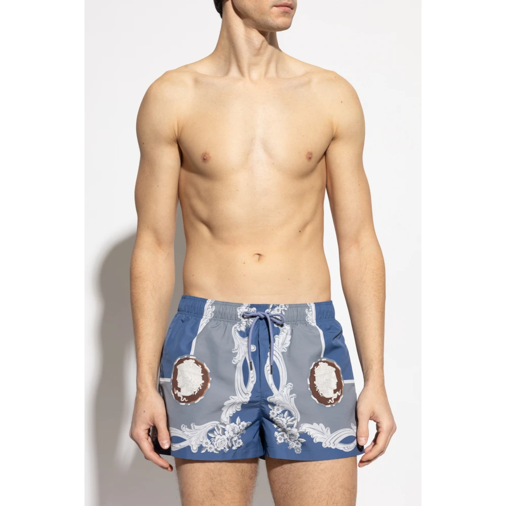 Versace Zwembroek Blue Heren