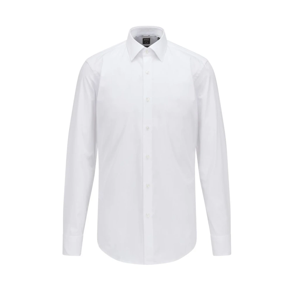 Boss Skjorta med slim fit White, Herr