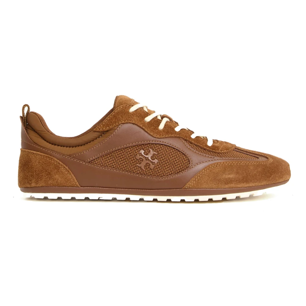 Tory Burch Travel Sneakers Dames Schoenen Bruin