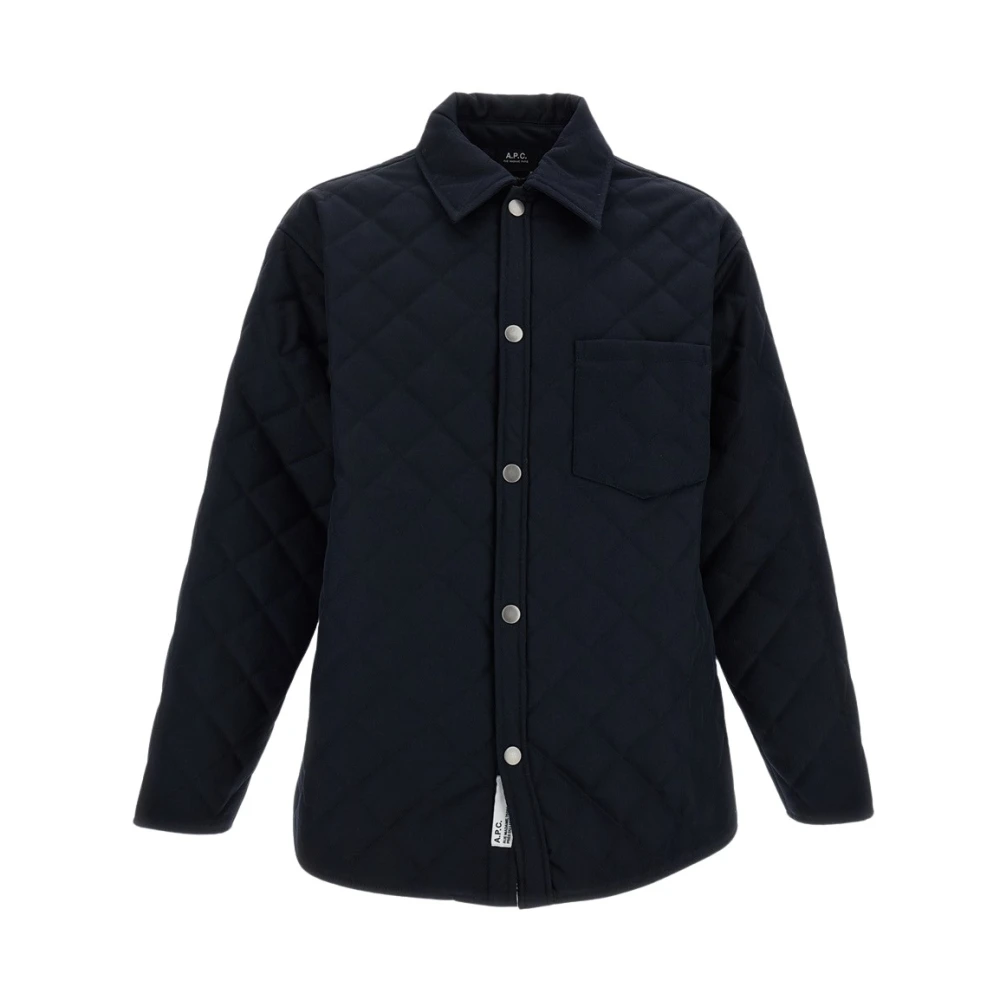 A.p.c. Uomo Blu - Giacca Blouson Trapuntata - Jackets - S