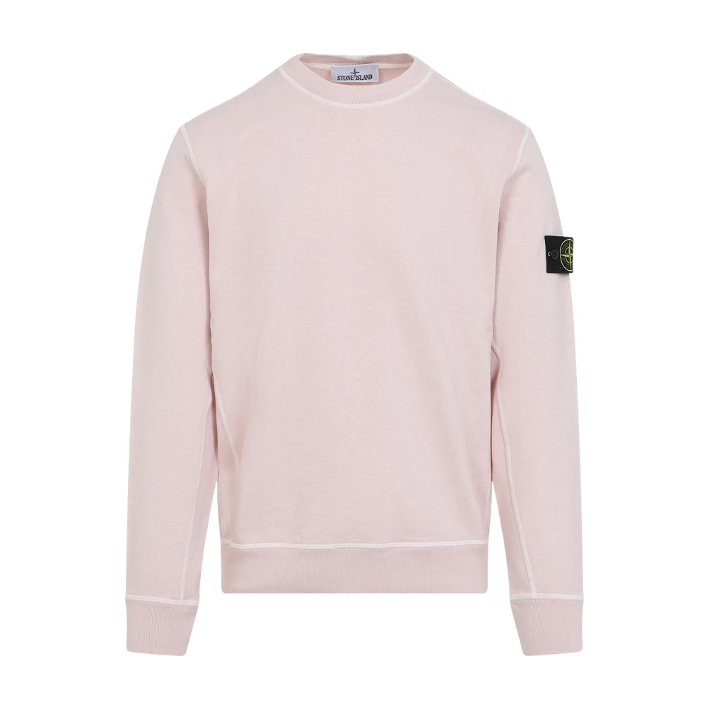 Stone Island Casual Hoodie voor Mannen Pink Heren