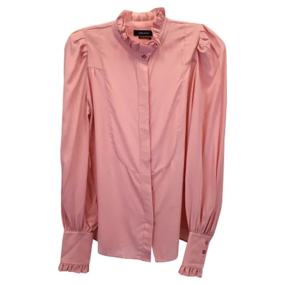 Isabel Marant Pre-owned Silk tops Pink Dames