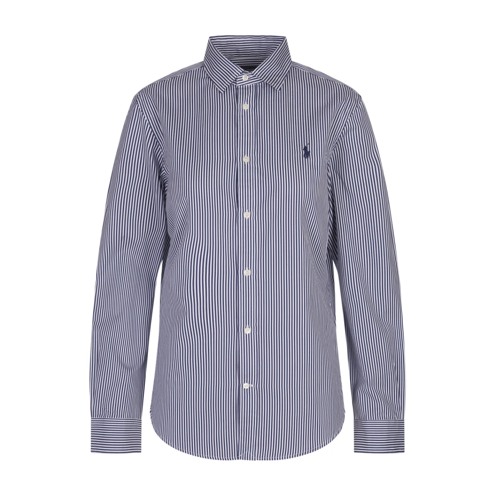 Ralph Lauren Overhemden Blauw Blue Dames