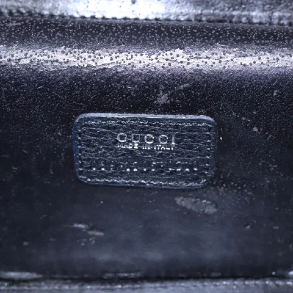 Gucci Vintage Pre-owned Leather pouches Black Dames