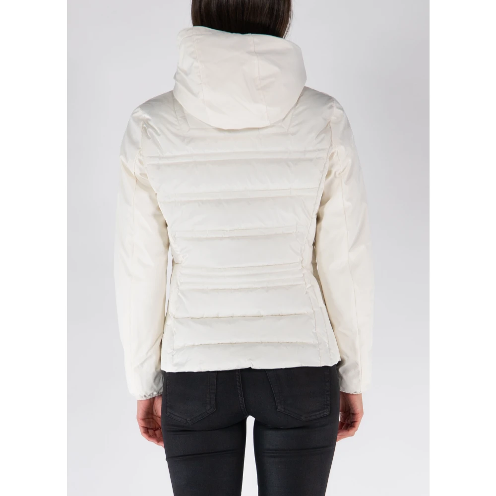 YES ZEE Gewatteerd Softshell Jack met Afneembare Capuchon Beige Dames
