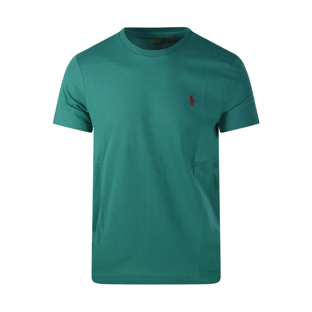 Ralph Lauren Men's Green Classic Fit Jersey Crewneck T-Shirt